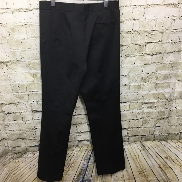 DKNY City Black Sateen Trouser Pants - Picture 5 of 8